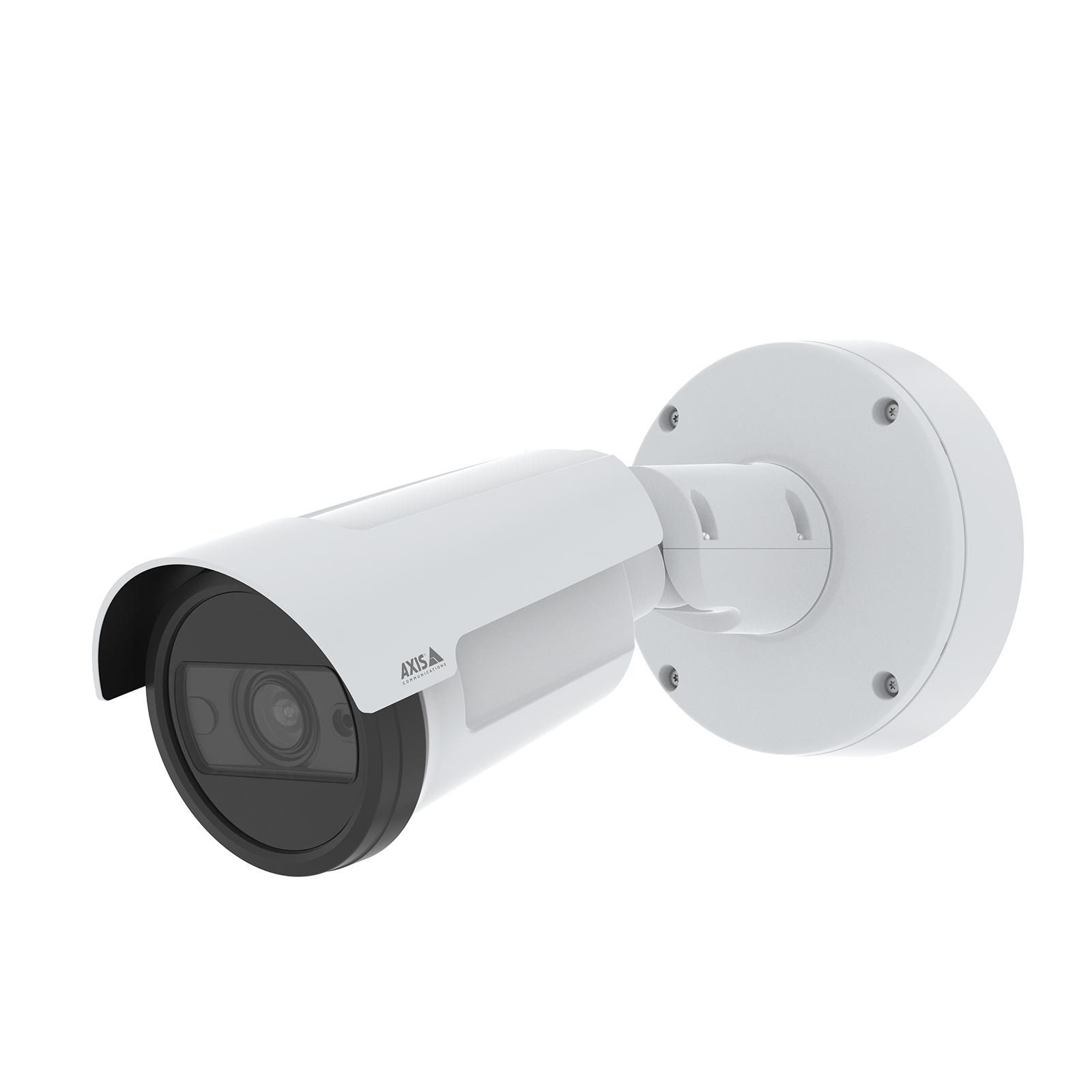 Axis 02339-001 IP Security Camera - Indoor/Outdoor, Wired, Wall/Pole Mount, White, Bullet