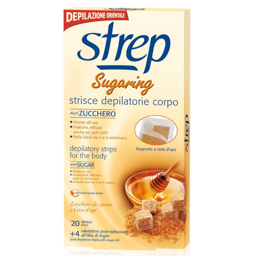 Strep Ontharingsstrips Lichaam Suiker - 20 stuks