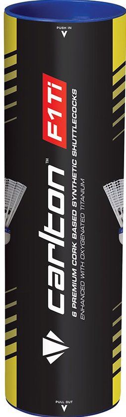 Carlton F1 Ti nylon badmintonshuttles