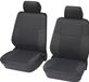 HP Autozubehör 22400 Housse de siège Malta 4 pièces gris Housse de siège auto Polyester gris conducteur, passager
