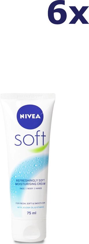 Nivea Creme Soft Tube 89057 Voordeelverpakking