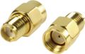 Nedis RP-SMA (m) - SMA (v) adapter - 50 Ohm - Goud