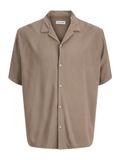 JACK & JONES Overhemd 'JJEJeff' lichtbruin