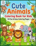 Cute Animals Coloring Book For Kids
