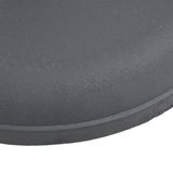 vidaXL Parasolvoet Rond Beton 25 kg Donkergrijs