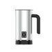Elektrische melkopschuimer met cappuccino-functie van roestvrij staal, anti-aanbak-melkopschuimer, stil en snel, met afneembare basis, 550 W, inhoud 150 ml/300 ml