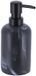 Tendance Zeeppompje/zeepdispenser - grijs - marmer look - kunststof - 300 ml