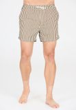 Virtus Boardshorts Cullen Bruin-Wit Gestreept Heren XL