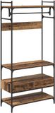 vidaXL Kledingkast Oud hout 89 x 39 x 184,5 cm Bewerkt hout