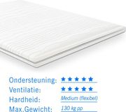 Droommatras Koudschuim Topdekmatras/topper 140x220 dikte 9 cm