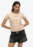 Superdry Sport Luxe T-shirt Dames Feather Grey