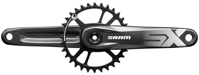 SRAM SX Eagle Power Spline Crankset 32T 12-speed, black