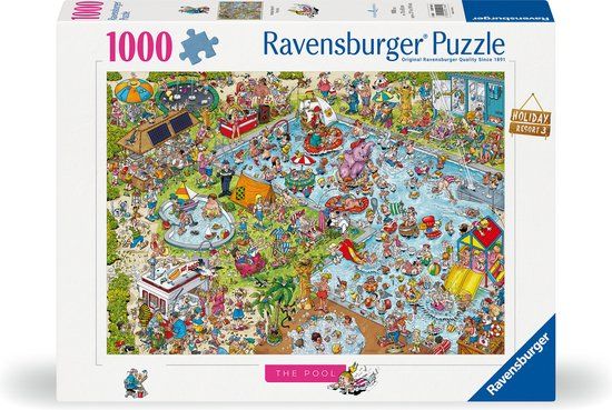 Ravensburger Ray's Comic Series Holiday resort 3: The Pool - 1000 Piece Jigsaw Puzzle
