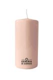 Kaars diameter 7 cm hoogte 15 cm - poeder