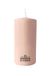 Kaars diameter 7 cm hoogte 15 cm - poeder