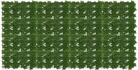 vidaXL Pare-feu avec feuilles Vert 200 x 100 cm