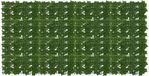 vidaXL Pare-feu avec feuilles Vert 200 x 100 cm