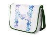 Bonamaison Digitaal bedrukte Messenger schooltas met kaki riem voor meisjes en jongens, boodschappentassen voor scholieren, schoudertassen, grootte: 29x36 cm
