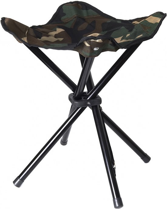 Fosco Vierpoots krukje woodland camo