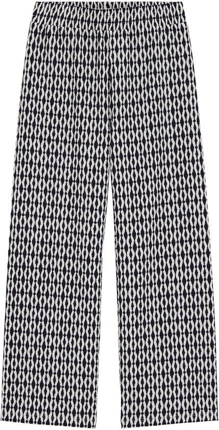 WE Fashion Meisjes wide leg broek met streep