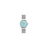 Thomas Sabo Dames polshorloge turquoise analoog kwarts roestvrij staal WA0343-201-215-33 mm, zilverkleuren, turquoise, grijs., 33 mm, armband