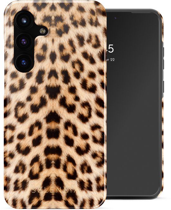 Selencia Hoesje - Geschikt voor Samsung Galaxy S25 FE - Backcover - Wild Leo