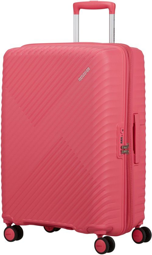American Tourister Diablast 4 wiel spinner M 68/25 uitbreidbaar - TSA lock - 91 l - Pink Glitch