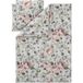 LIVARNO® Parure de lit double face en coton, 240 x 220 cm (blanc/beige/vert)