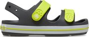 Crocs Crocband Cruiser Sandal Toddler - Grijs met Gele Sandaaltjes-20 - 21