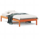 VidaXL Slaapbank Massief Grenenhout Bruin 80x200 cm