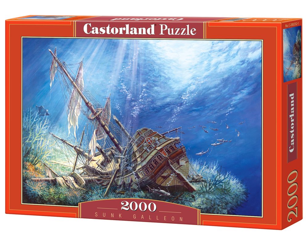 Castorland Sunk Galleon - 2000 stukjes - Puzzel