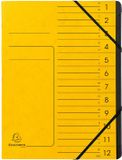 Exacompta Project folder A4 Karton Geel Elastische band