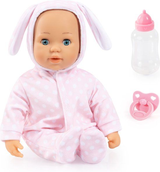 Bayer Design Babypop Anna First Words Baby - 38 cm - Roze - Met Geluid