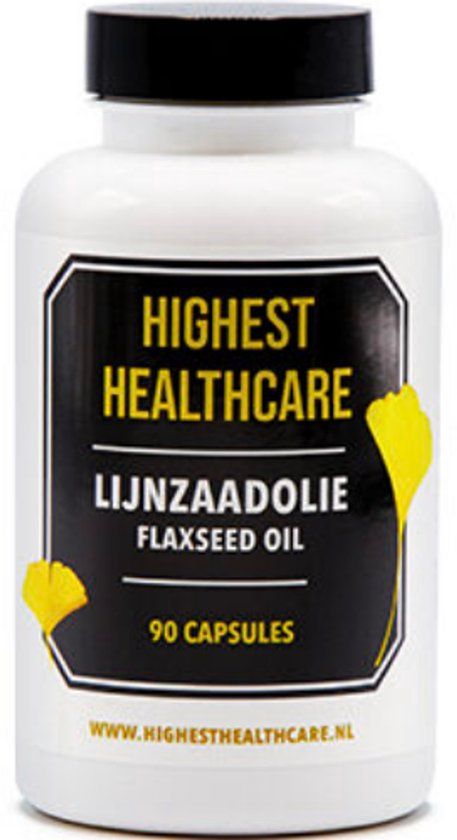 Highest Healthcare Lijnzaadolie Capsules 90CP
