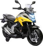 AIYAPLAY Electric Ride-on Motorcycle Kunststof, Metaal 107L x 46B x 75H cm Geel