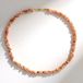 Cavill - Elegante Zilveren Ketting - 925 Sterling Zilver Verguld - Roze Opalen Fancy Kralen uit Peru - 79,38 ct - Dames Sieraad - Luxe & Tijdloos