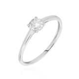Adeline Bague Or Blanc Diamant