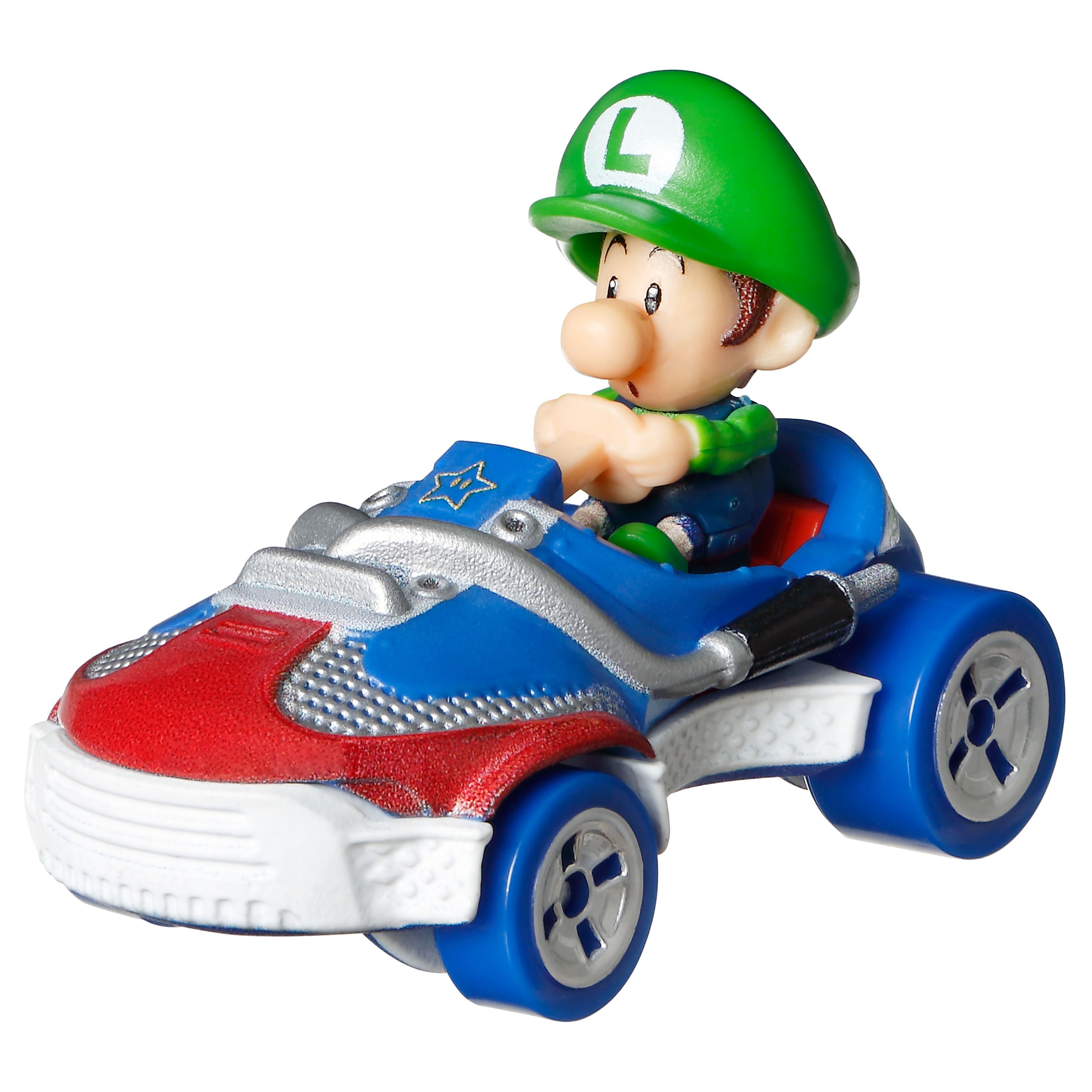Hot Wheels Mario Kart Baby Luigi Sneeker Vehicle - 1:64 Scale