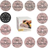 Mirka Ultimax Ligno klittenbandschuurschijven Ø125 mm mixpakket 91 stuks + Pad Saver