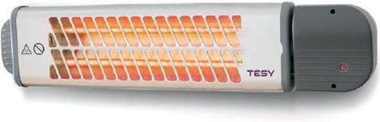 Tesy Badkamer Quartz Heater - 1200W - Grijs