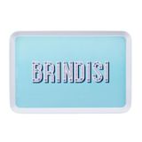 Melamine-dienblad Maiolika Melamine Serving Tray 33 x 22 cm Blue
