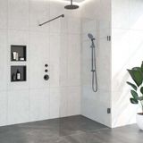 Tapo Creative inloopdouche 110 gunmetal