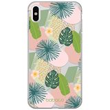 ERT GROUP mobiel telefoonhoesje voor Apple Iphone X/XS origineel en officieel erkend Babaco patroon Plants 012 optimaal aangepast aan de vorm van de mobiele telefoon, gedeeltelijk bedrukt