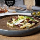 Moritz & Moritz SOLID 4-delige Dinnerborden Set - Beige - Aardewerk Borden voor 4 Persoons - 27cm