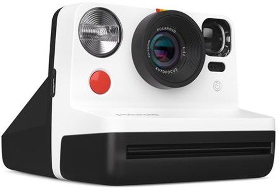 Polaroid Instant camera Now Generation 2 Wit inclusief 8 kleurenfoto's met wit kader en 8 kleurenfoto's met zwart kader
