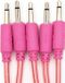 Bowl Modular Gevlochten Patchkabels 15 cm – Roze – 15 Stuks – Eurorack / Modular Synthesizer – 3,5 mm Mono Jack