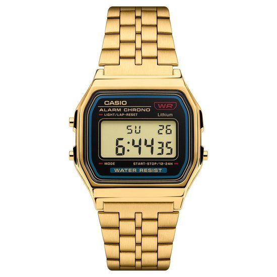 Casio Vintage Iconic A159WGEA-1EF Unisex Horloge Goudkleurig 36.3 mm