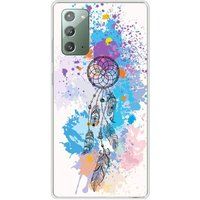 Samsung Galaxy Note 20 dreamcatcher color bedrukt siliconen hoesje