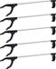 FX Tools Afvalgrijper/grijptang - 10x - grijs - 76 cm - aluminium/kunststof - grip kaak