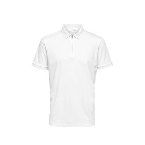 SELECTED HOMME Regular Fit Polo SLHFAVE - White